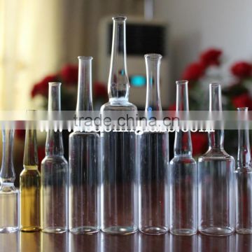 5ml, 10ml, 15ml, 20ml amber cosmetic ampoules glass bottle