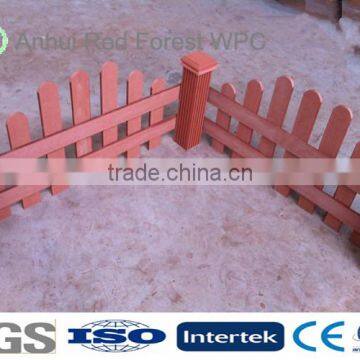 wood plastic coated antique cheap garden fencing