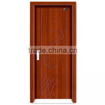 Factory price pvc plastic interior door with various designs