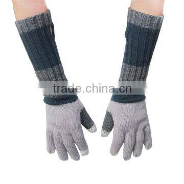 Winter Custom Fashion Knitted Computer Gloves With Touch Screen