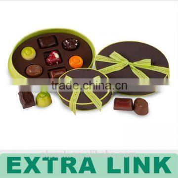 Popular Design Custom Logo Silk Printing Cardboard Round Truffle Packaging Box photo-6