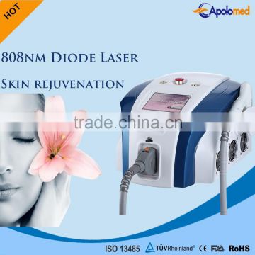 Apolomed FDA laser diode skin rejuvenation hair removal machine portable diode laser