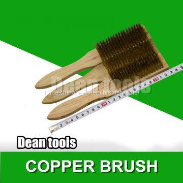 [DEAN TOOLS]Copper Graphite Carbon Brush,Copper Alloy Wire Brush Six Rows And Brass Brushes