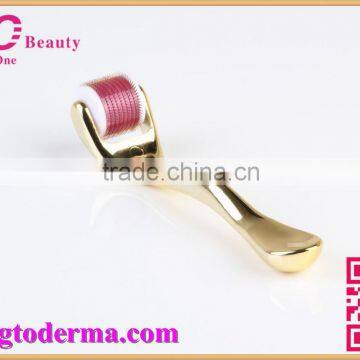 GTO New Designed Gold Handle 540 Count Titanium Microneedle Derma Roller photo-2