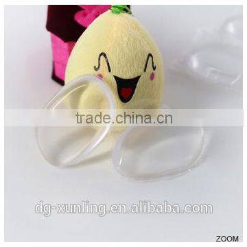Compact powder case with puff make up case round shape compact powder case