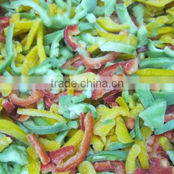 IQF mixed pepper strips