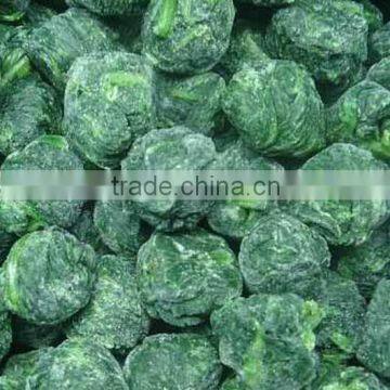 IQF hot sell frozen fresh chopped spinach