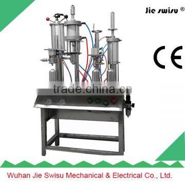 10ml to 750ml semi automatic aerosol spray filling machine ,car spray paint filling machine