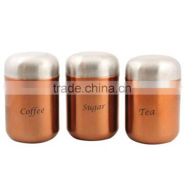 Stylish Colored Kitchen Storage Canister Capsule Shape