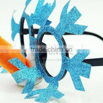 No.1 Yiwu Exporting Commission Agent Wanted Wholesale Snowflake Party Glasses/festival Eye Glasses With Nose photo-2
