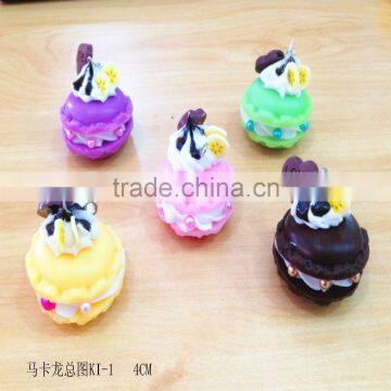 5 cols mix squishy lifelike fake macaroon fridge magnet in arts and crafts /Yiwu sanqi craft factory