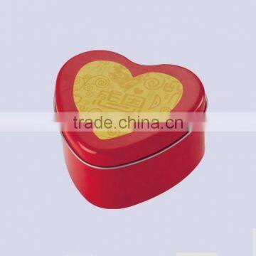 beautiful heart shape tin box , gift tin box , gift tin can , tin cookies box , tin cookies can