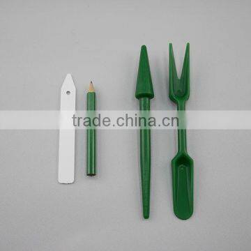 Plastic Planting Set Widger Dibber White Plant Labels Garden Tool