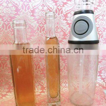 100ml 200ml clear glass material olive oil empty bottle