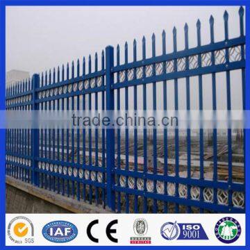 DM Home Garden Cheap Hot dip Galvanized Zinc Plated Steel Fence with Powder Coated