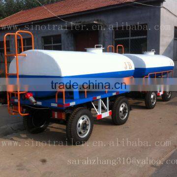 Double Axle 5000L Water Tanker Trailer For Transporter