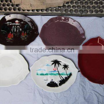 Set of 5 member in our family on lacquer dishes, ec-friendly handicraft from Vietnam