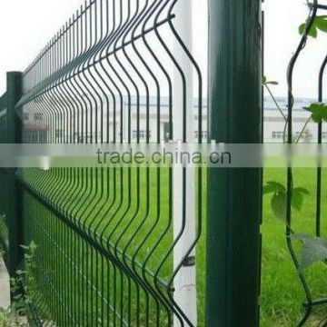 Galvanized wire mesh fence with foldings,High quality and security garden wire mesh fence (Direct Factory Price), valla curvada