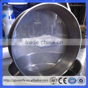 stainless steel test/laboratory sieves with bottom and top(Guangzhou Factory)