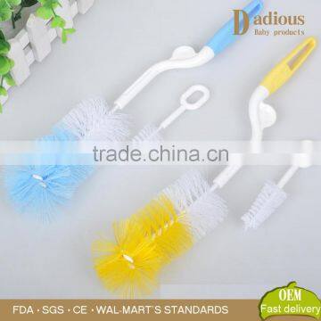 durable baby cleaning brus high quality baby bottle nylon brush