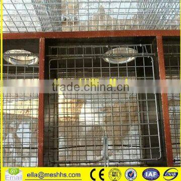 welded wire mesh cages/galvanized welded wire mesh/mink cages