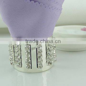Made in China New Design Wholesale Rhinestone Napkin Rings for Wedding photo-4