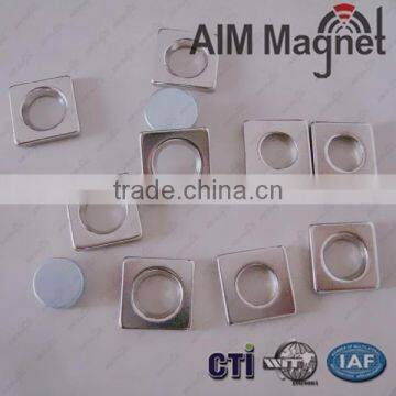 Ring Neodymium Magnet1 1/2 " x 3/8 " x 1/4 "coted Zincfor Electronic Cigarette photo-2