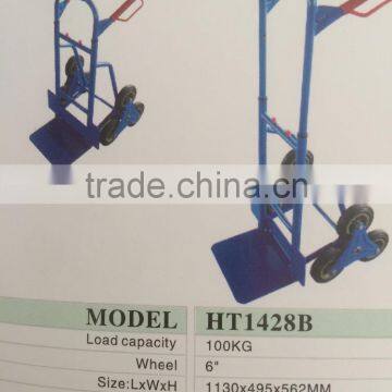 Ratchet Strap Heavy Duty Six Wheel Stair Climbing Hand Trolley