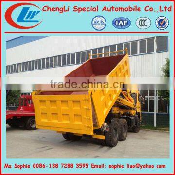 Dongfeng 6x4 Dump Truck With Crane, Dump Truck Mounted Crane photo-3