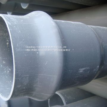 Grey upvc sewage water pipes