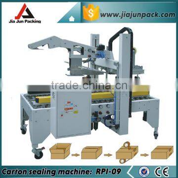 hot sale fully automatic carton sealing machine with OMRON control system