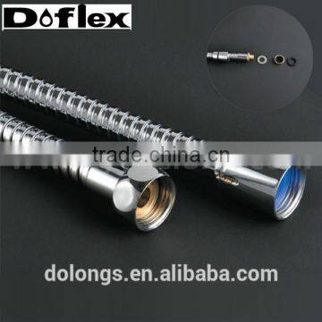 stainless steel hose, rotational nut,chrome