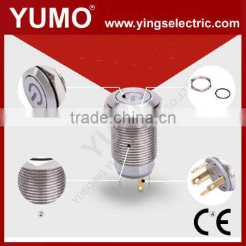 Hot Sale ABS16S-P11-C 8mm 12mm 16mm 19mm 22mm 25mm IP67 Momentary 3-250VDC/AC Metal Push Button Led Push Button Light photo-5