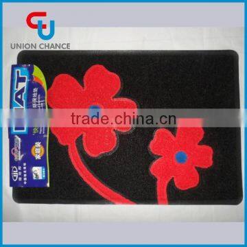 Wholesale Bathroom Use PVC Flower Plastic Roll Mat Bath Mat