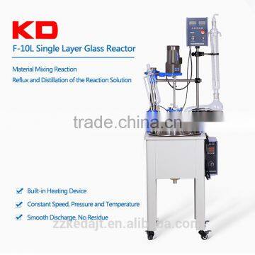 Laboratory Single Layer Agitator Glass Reactor