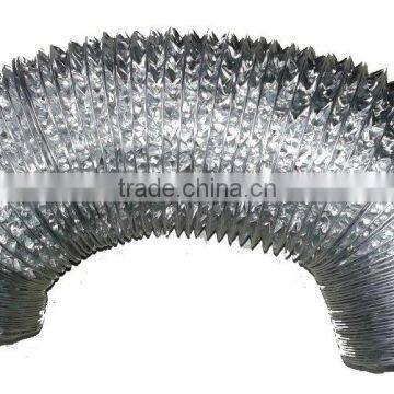 Greenhouse premium quality 25ft 4 6 8 10 12 inches spiral aluminium light proof air ducting / hose duct / vent pipe with clamp