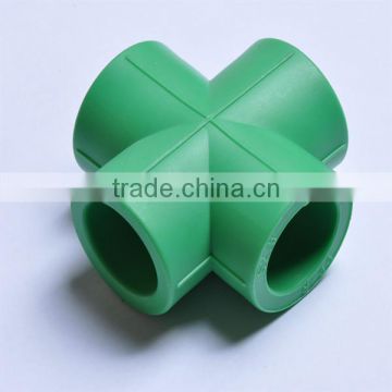 professional standard PPR pipe fittings, ppr water pipe equal cross