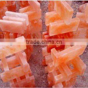 Solid Orange Crystal Rock Salt Bricks and Salt Blocks