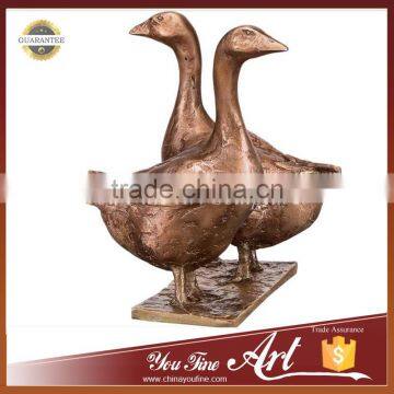 Life Size Animal Bronze Duck Statue