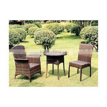 Garden Furniture - Aluminium Wicker Chair & Table set