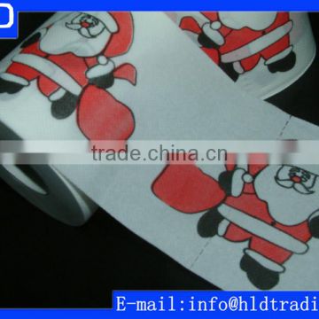 Holiday Christmas Santa Toilet Paper