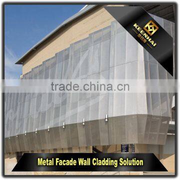 Outdoor Aluminium Perforated Corrugated Metal Panels for Curtain Wall photo-6