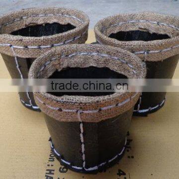 Vietnamese nice recycled rubber basket for gardening