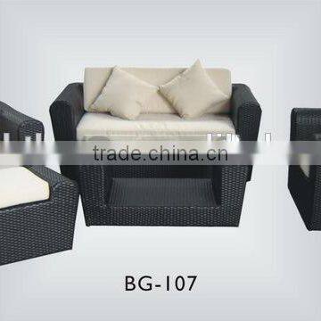 Outdoor Garden Rattan Sofa Set Modern Synthetic Rattan Sofa