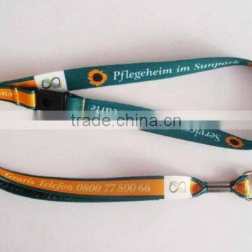 cheap custom printed reflective lanyards with metal buckle