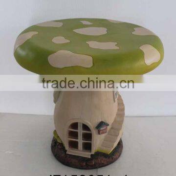 Fiberglass Mushroom Outdoor Furniture Table and Tool Set photo-3