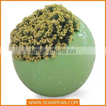 Outdoor Decorative Fiberglass Half Round Flower Pot photo-3