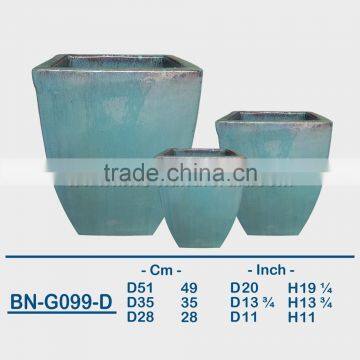 GLAZED CERAMIC OUTDOOR POT BN-G099 photo-4