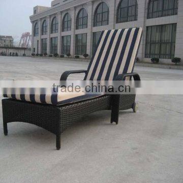 Rattan Lounge Chair Outdoor Furniture Fabric AK3007 photo-2