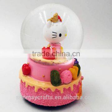 Custom Polyresin Happy Birthday Snow Globe for Sale photo-5
